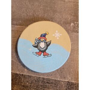 Penguin marshmallow camping Friends ornament Xmas decor